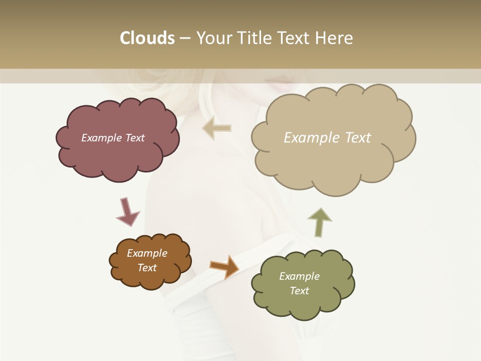 Costume Fantastic Lady PowerPoint Template