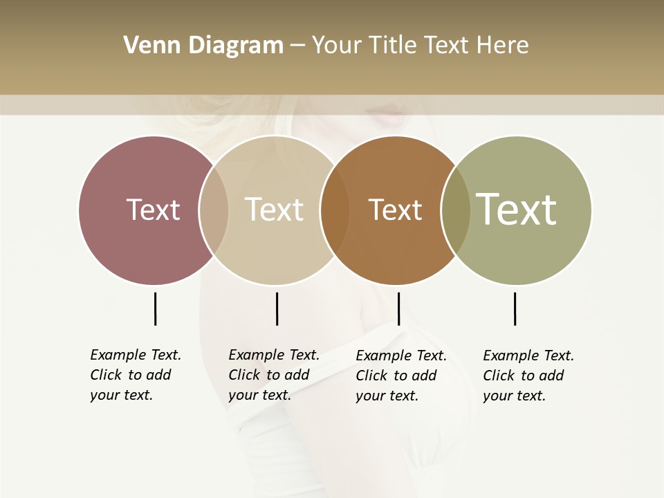 Costume Fantastic Lady PowerPoint Template