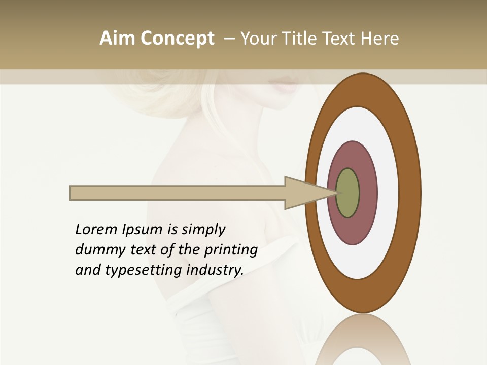 Costume Fantastic Lady PowerPoint Template