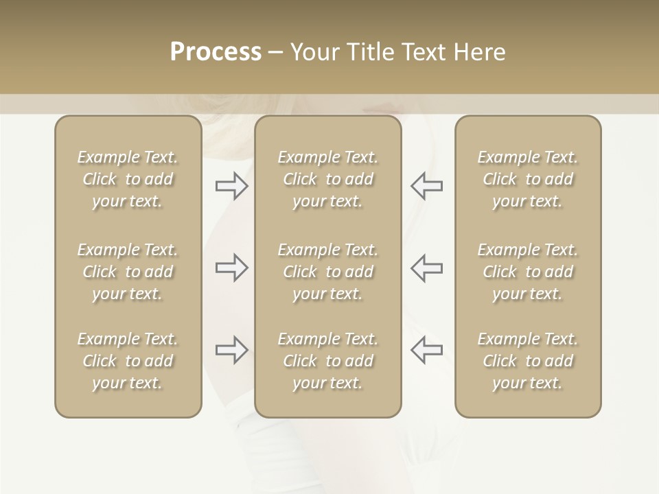 Costume Fantastic Lady PowerPoint Template