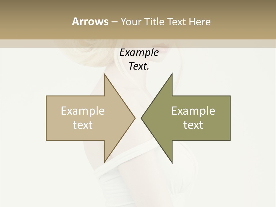 Costume Fantastic Lady PowerPoint Template