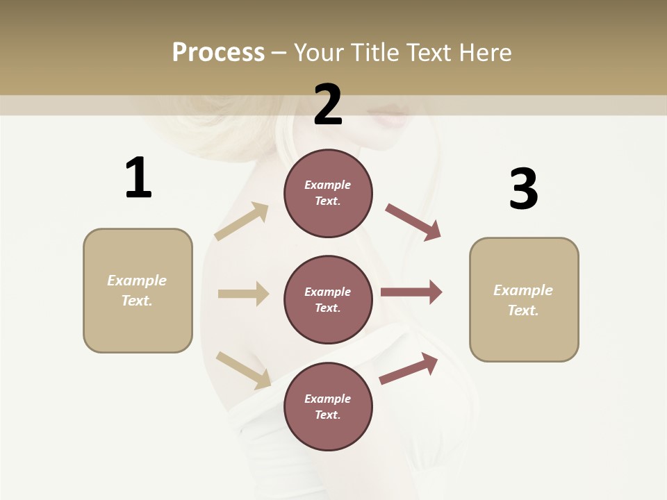 Costume Fantastic Lady PowerPoint Template