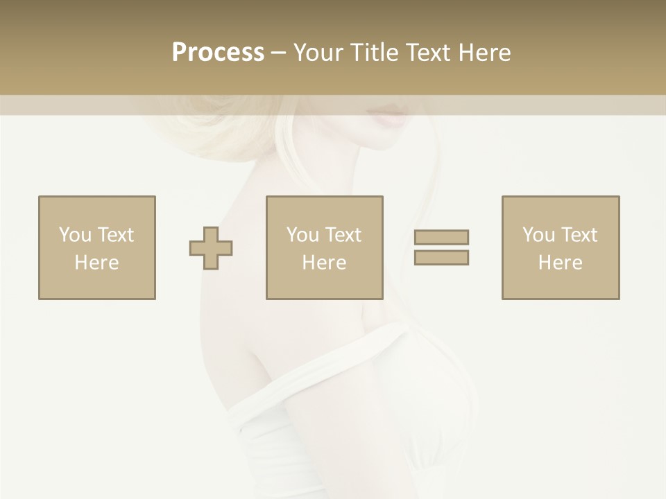 Costume Fantastic Lady PowerPoint Template