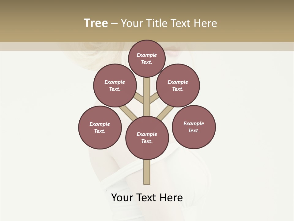 Costume Fantastic Lady PowerPoint Template