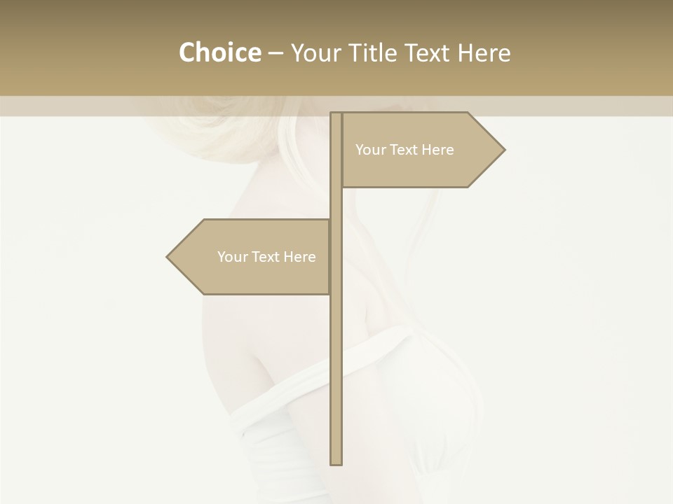 Costume Fantastic Lady PowerPoint Template