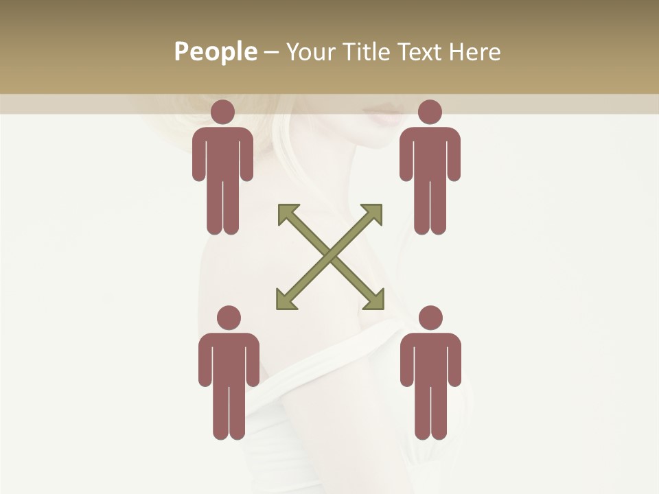 Costume Fantastic Lady PowerPoint Template