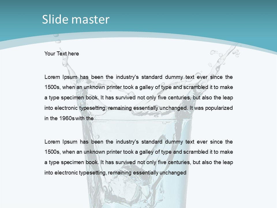 Motion Concentric Reflection PowerPoint Template