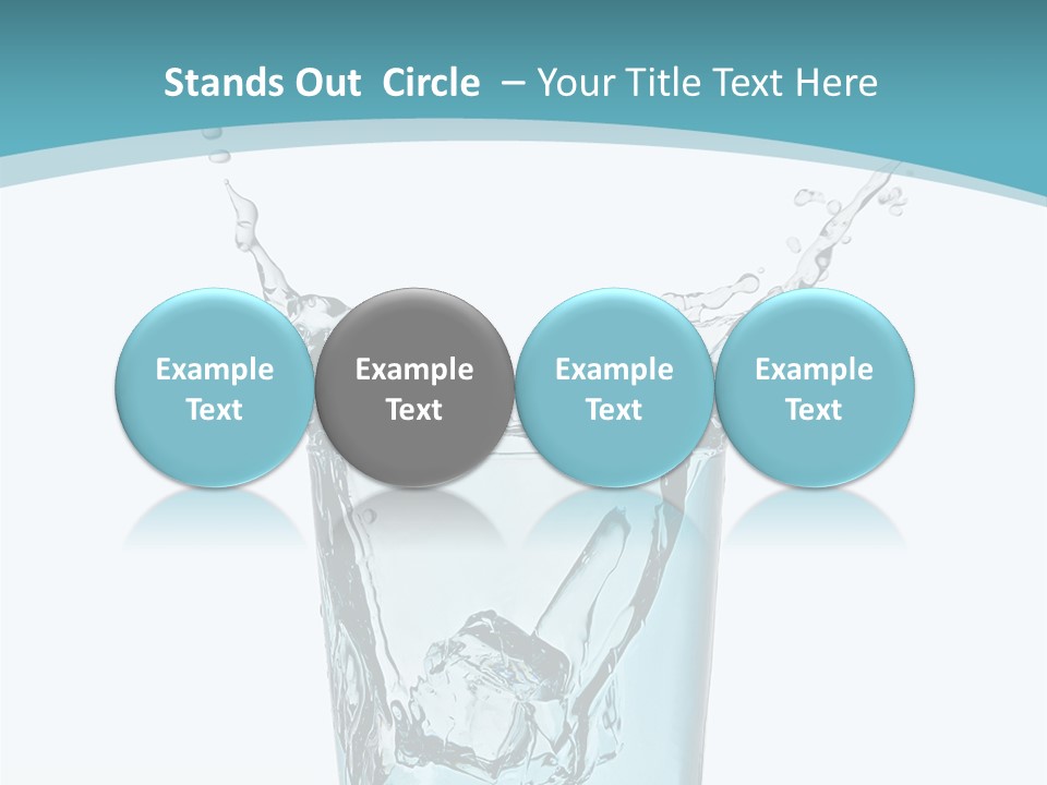 Motion Concentric Reflection PowerPoint Template