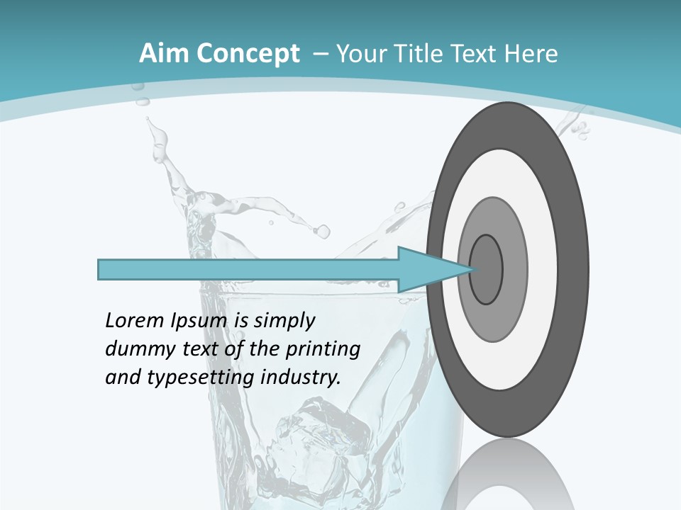 Motion Concentric Reflection PowerPoint Template