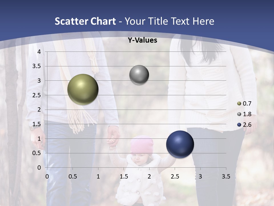 Walk Father European PowerPoint Template