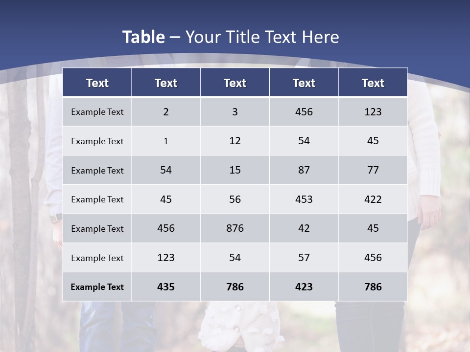 Walk Father European PowerPoint Template