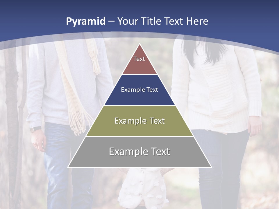 Walk Father European PowerPoint Template