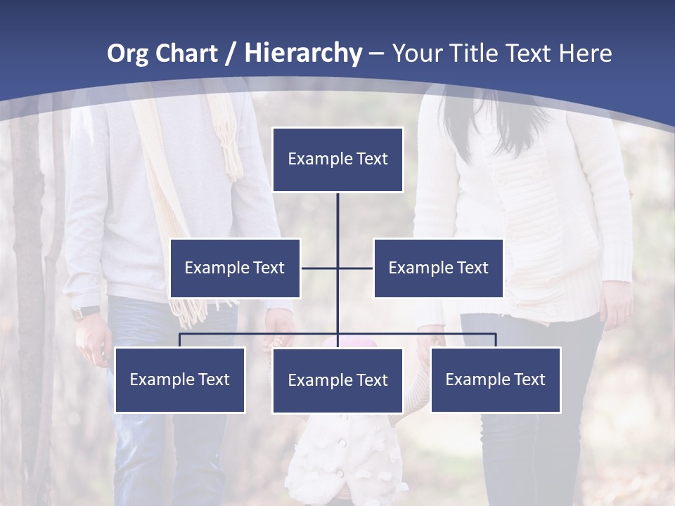 Walk Father European PowerPoint Template