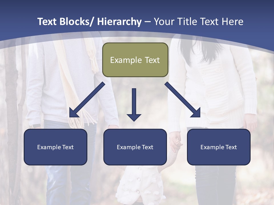 Walk Father European PowerPoint Template