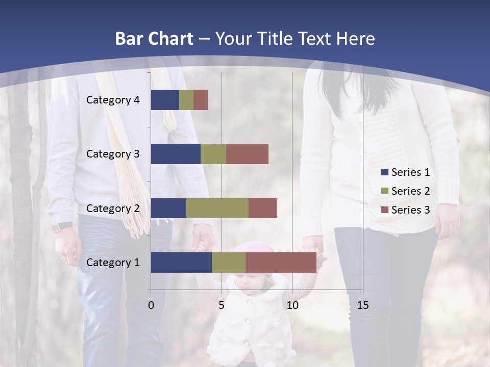 Walk Father European PowerPoint Template