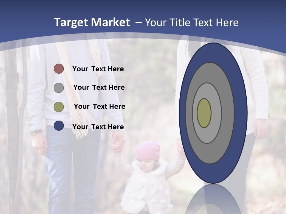 Walk Father European PowerPoint Template