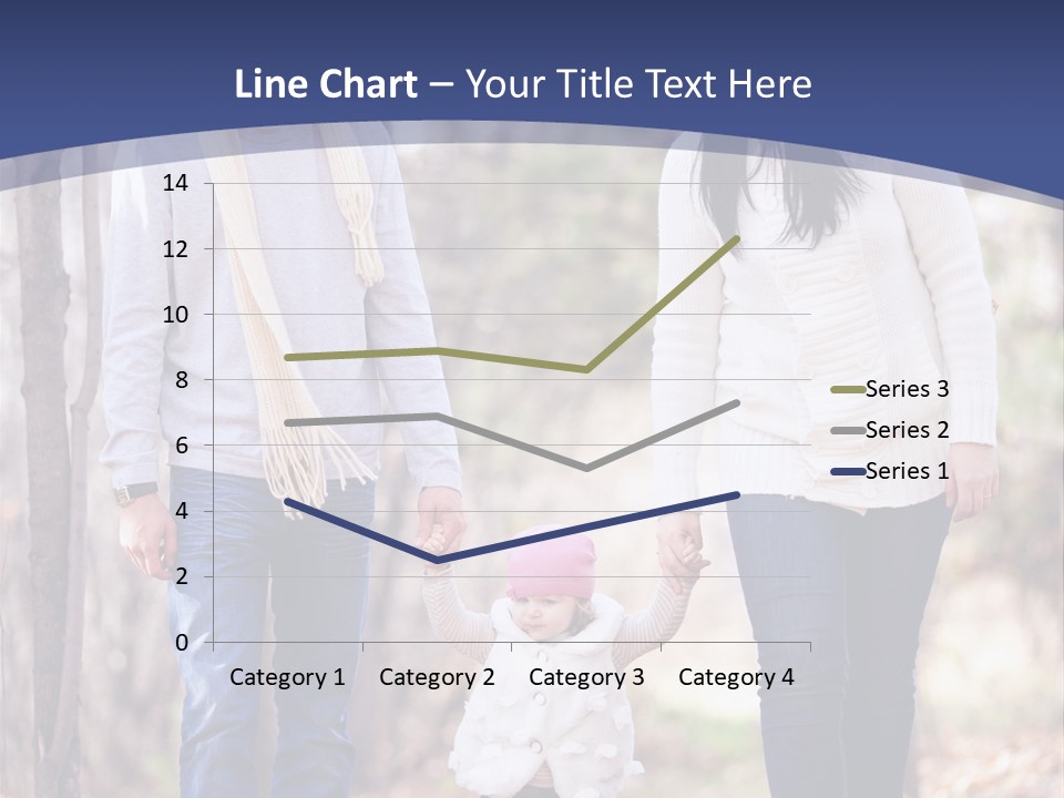 Walk Father European PowerPoint Template