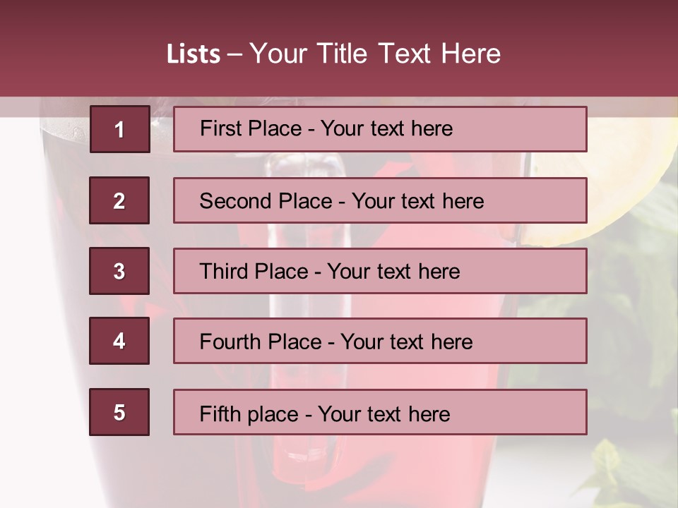 Cup Aroma Food PowerPoint Template