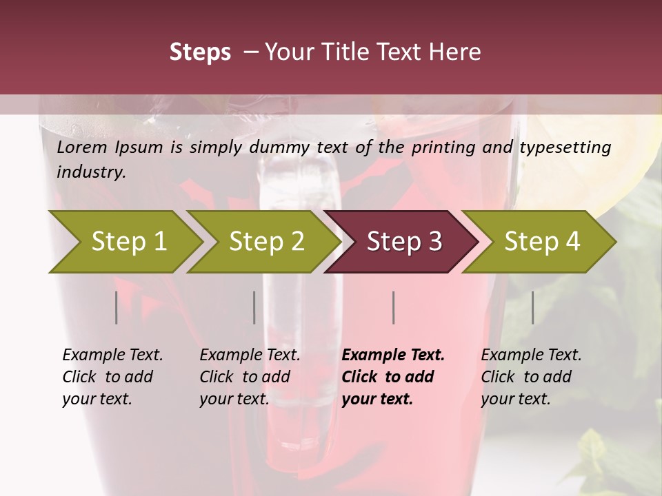 Cup Aroma Food PowerPoint Template