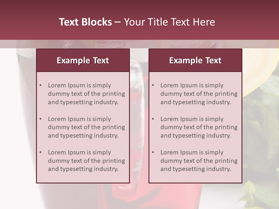 Cup Aroma Food PowerPoint Template