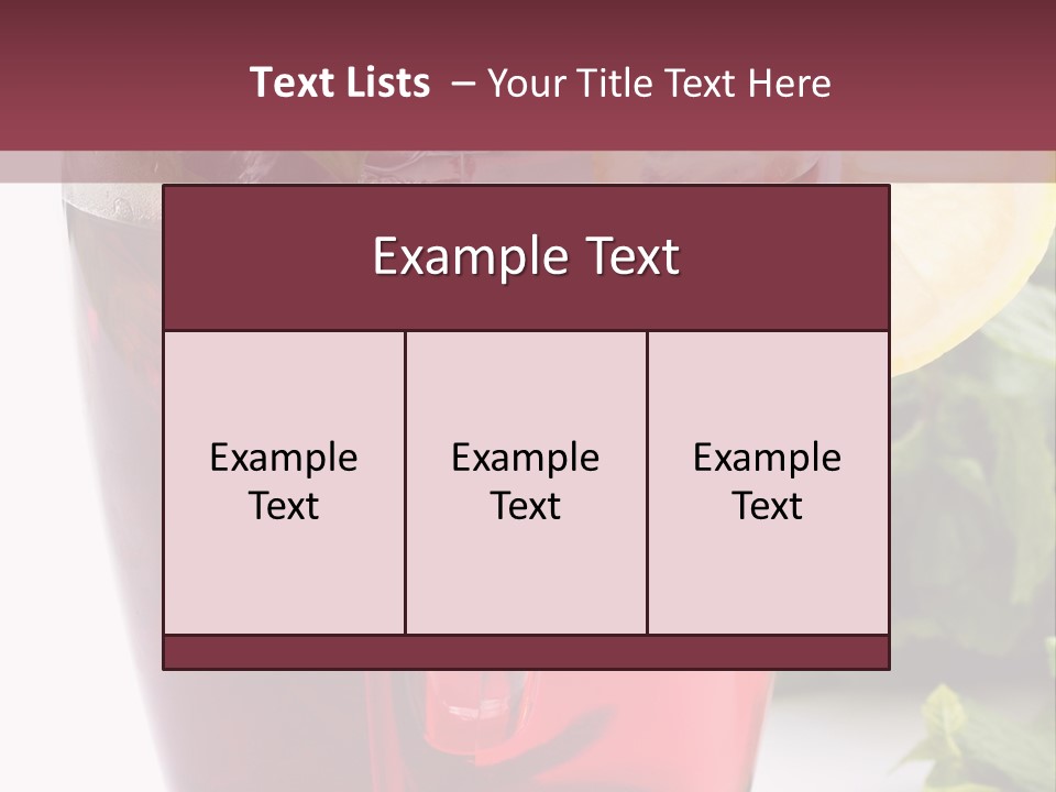 Cup Aroma Food PowerPoint Template