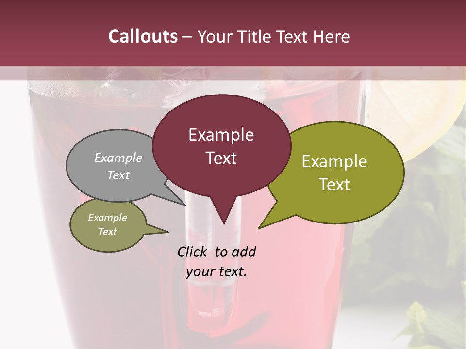 Cup Aroma Food PowerPoint Template