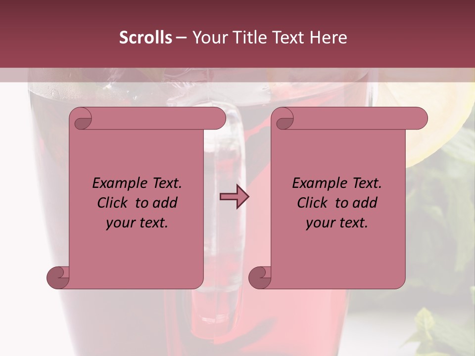 Cup Aroma Food PowerPoint Template