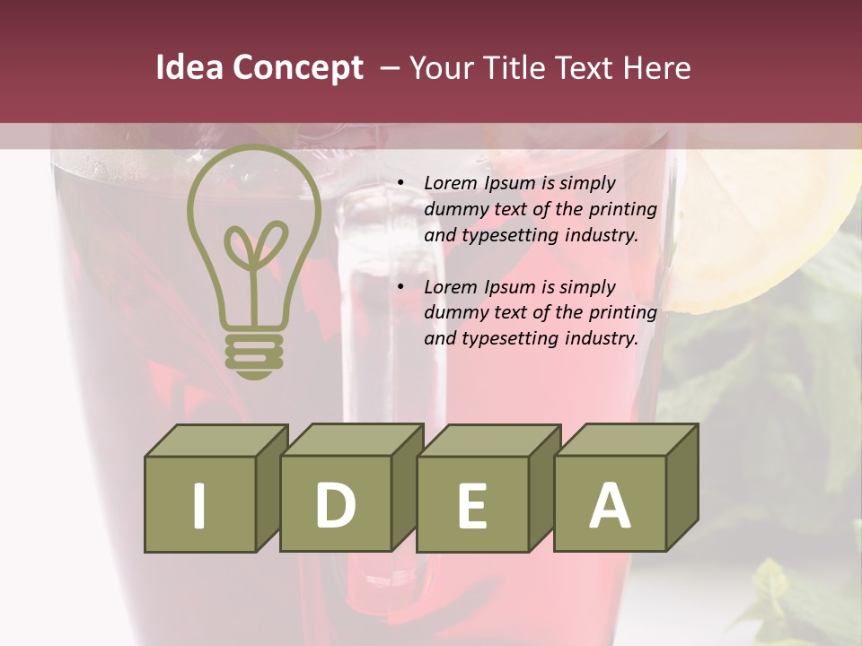 Cup Aroma Food PowerPoint Template