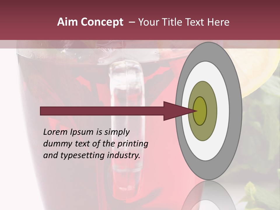 Cup Aroma Food PowerPoint Template