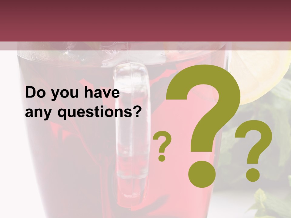 Cup Aroma Food PowerPoint Template