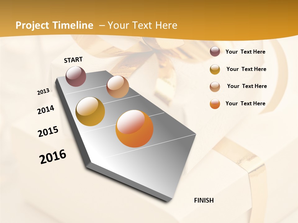 Holiday Wedding Anniversary PowerPoint Template