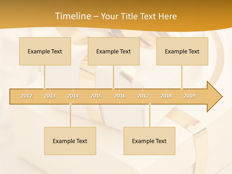 Holiday Wedding Anniversary PowerPoint Template