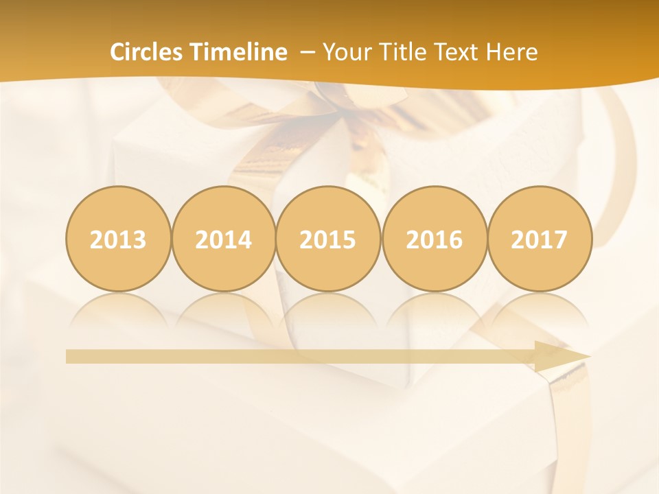 Holiday Wedding Anniversary PowerPoint Template