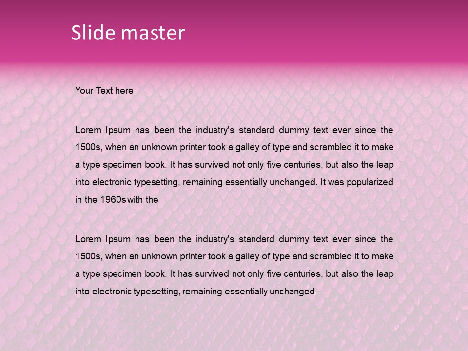 Reptile Design Reptilian PowerPoint Template