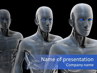 Robot Fantasy Cyborg PowerPoint Template