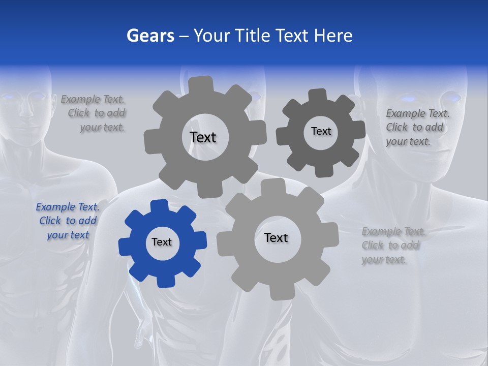 Robot Fantasy Cyborg PowerPoint Template