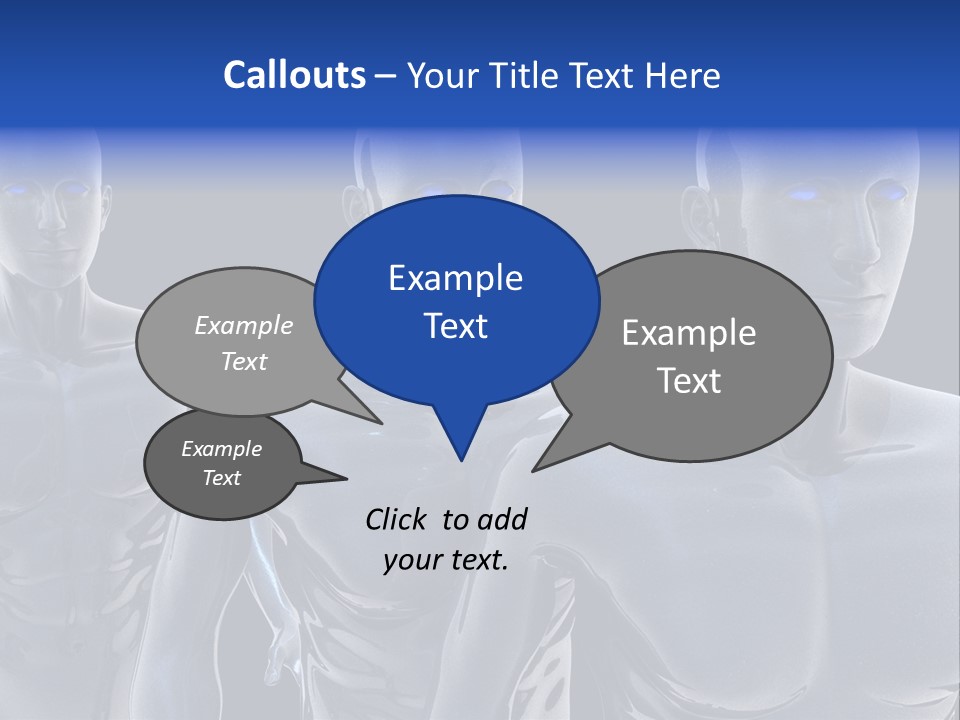 Robot Fantasy Cyborg PowerPoint Template