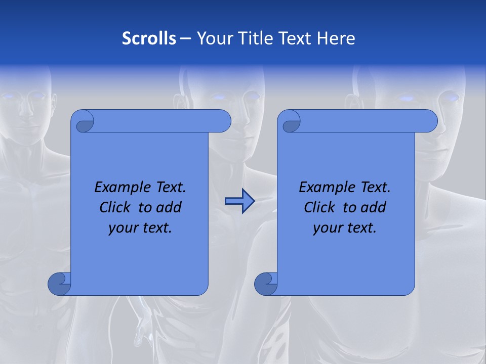 Robot Fantasy Cyborg PowerPoint Template