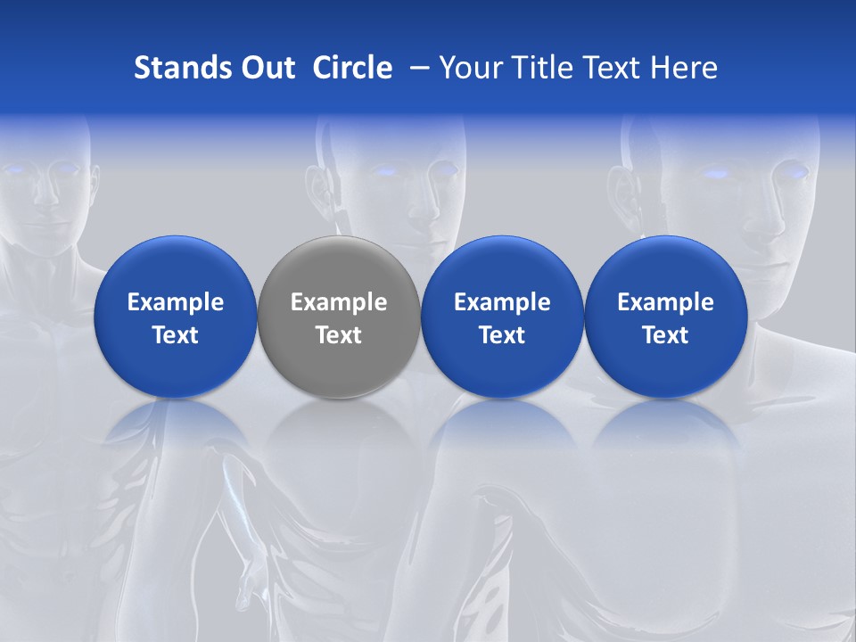 Robot Fantasy Cyborg PowerPoint Template