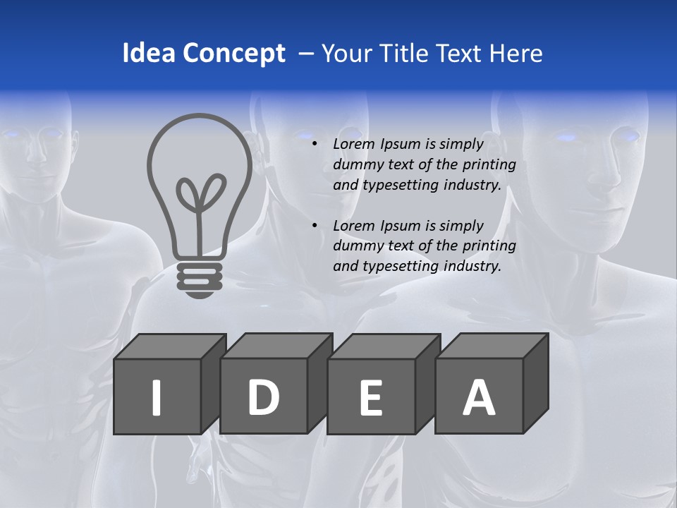 Robot Fantasy Cyborg PowerPoint Template