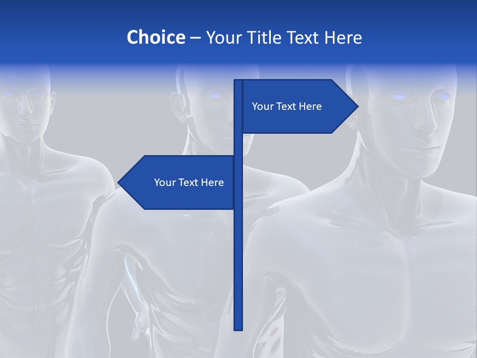 Robot Fantasy Cyborg PowerPoint Template
