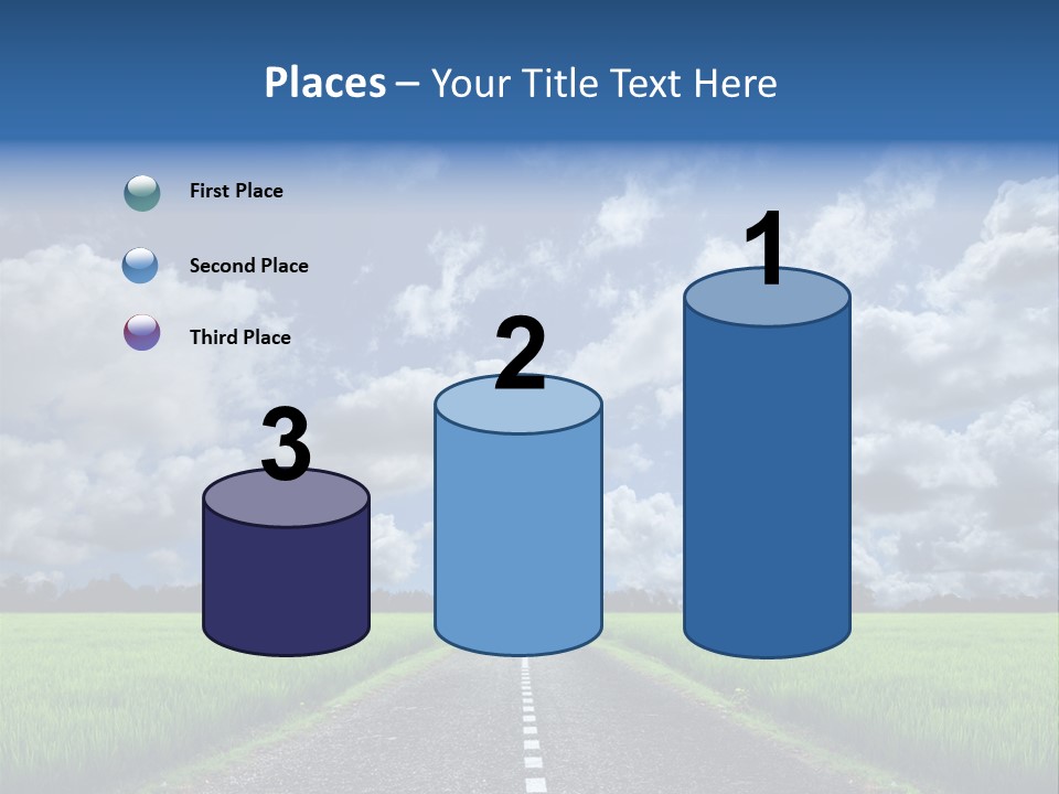 Landscape View Speed PowerPoint Template