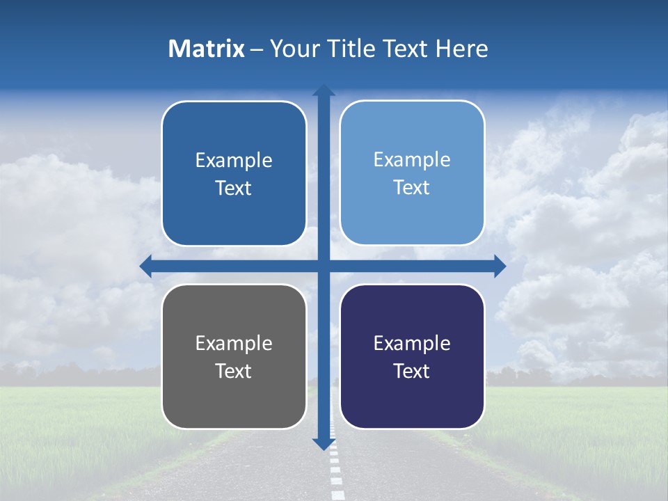 Landscape View Speed PowerPoint Template