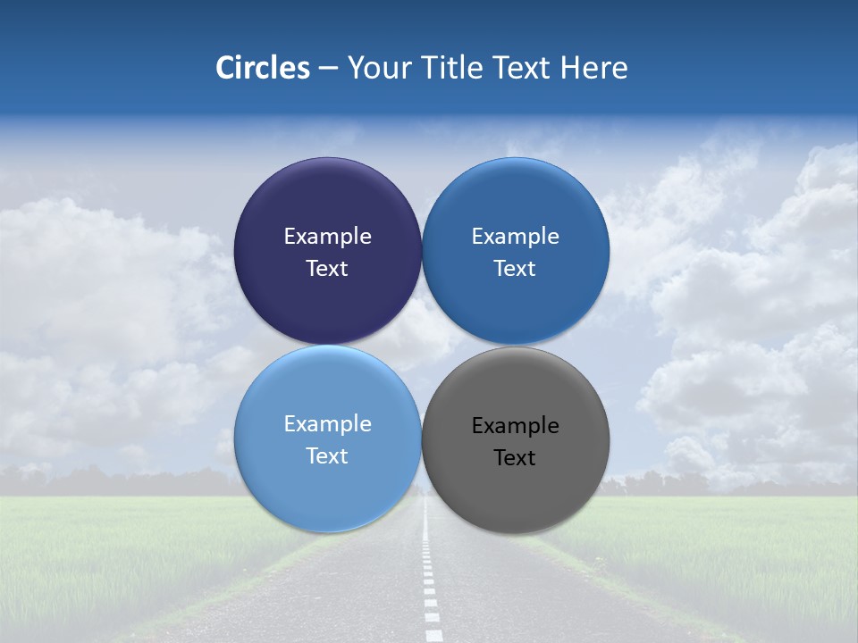 Landscape View Speed PowerPoint Template