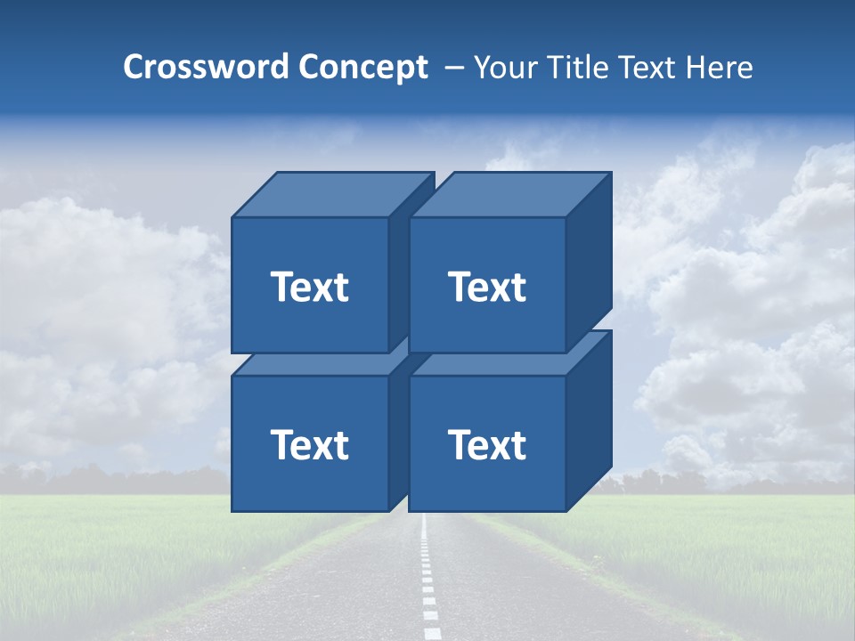Landscape View Speed PowerPoint Template