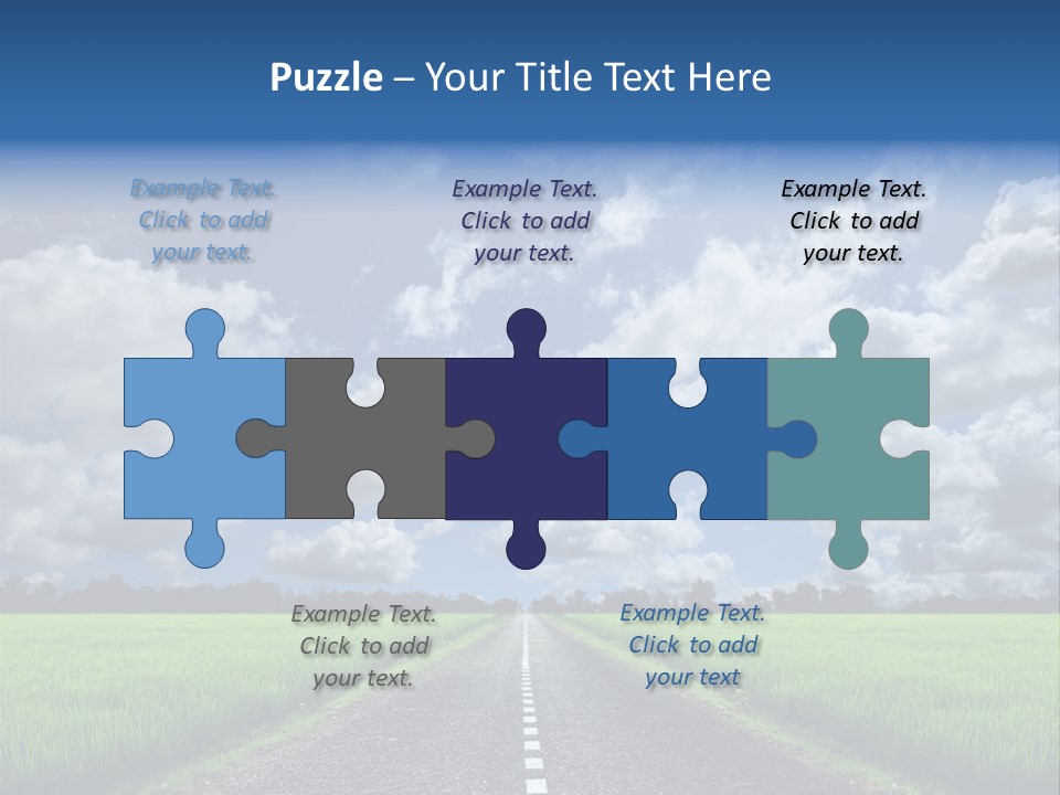 Landscape View Speed PowerPoint Template