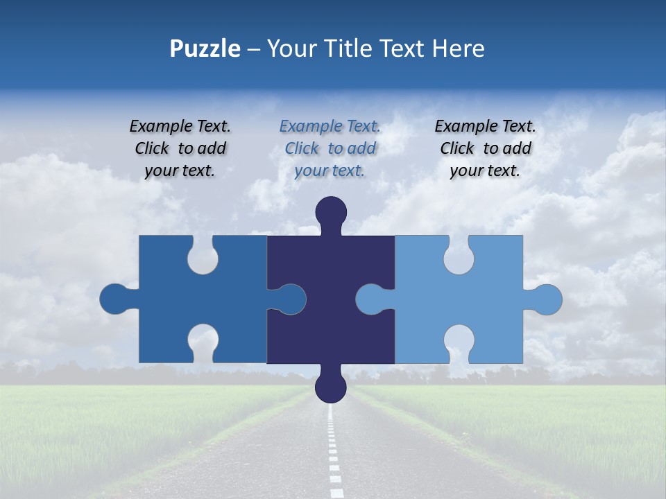 Landscape View Speed PowerPoint Template