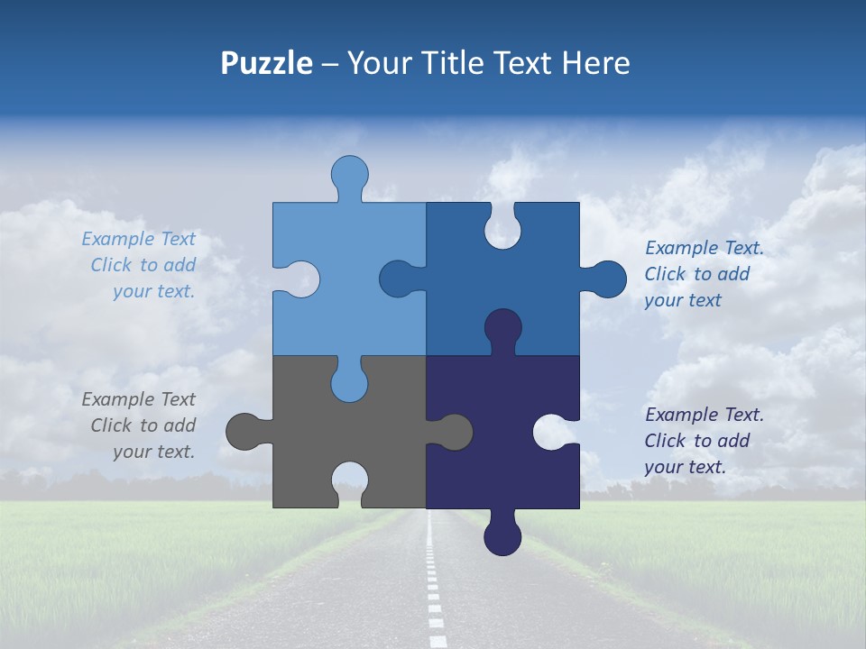 Landscape View Speed PowerPoint Template