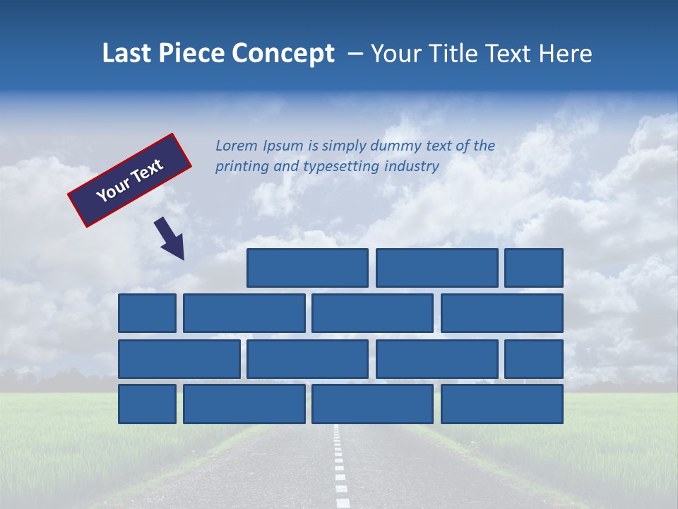 Landscape View Speed PowerPoint Template
