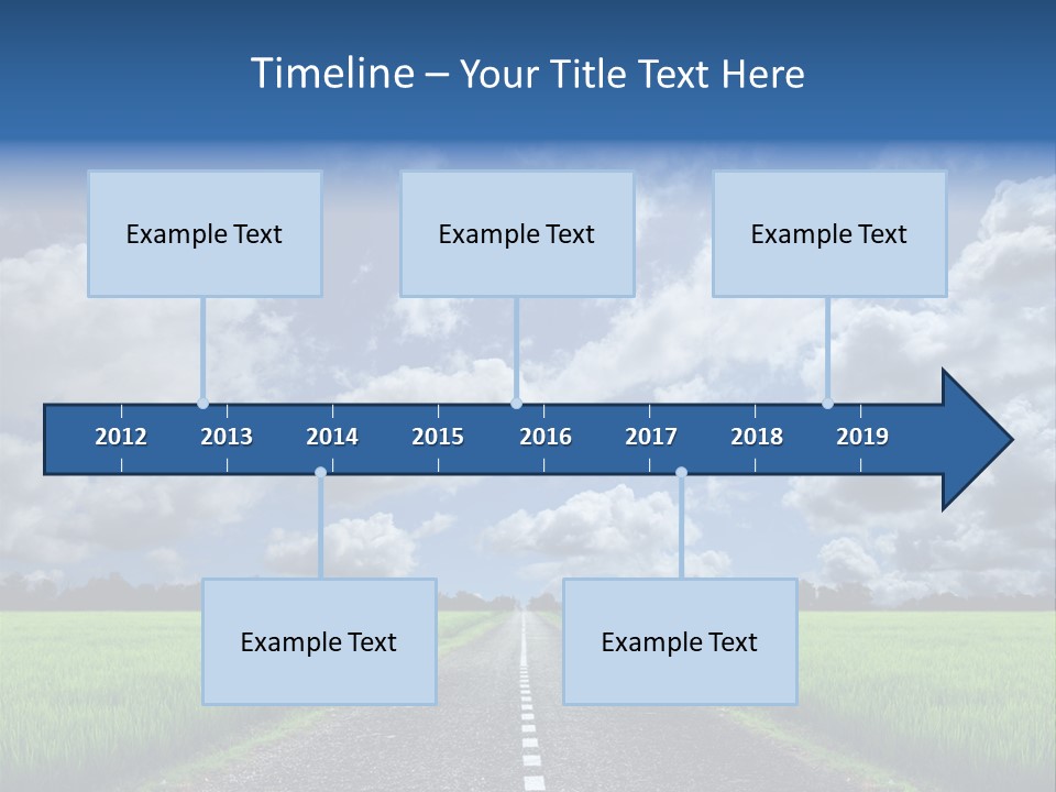 Landscape View Speed PowerPoint Template